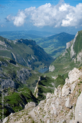 Rotsteinpass Richtung Seealpsee