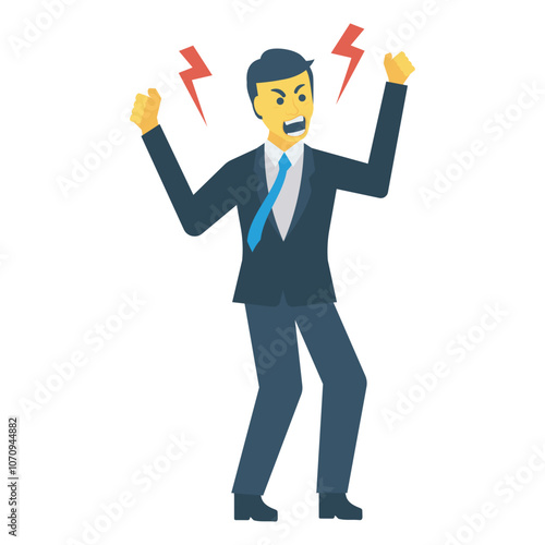 Angry Businessman