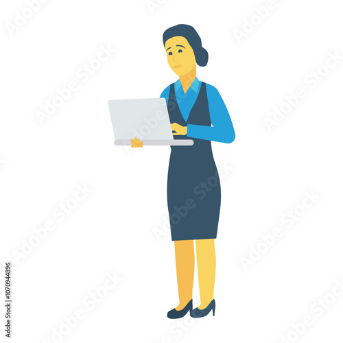 Focused Businesswoman