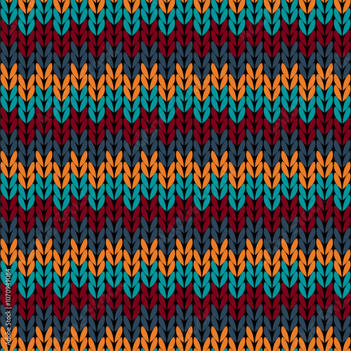 Knitted background pattern wallpaper knitting decorative print handmade textile knitting handiwork