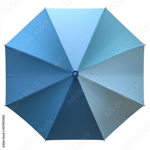 Blue Umbrella Isolated
