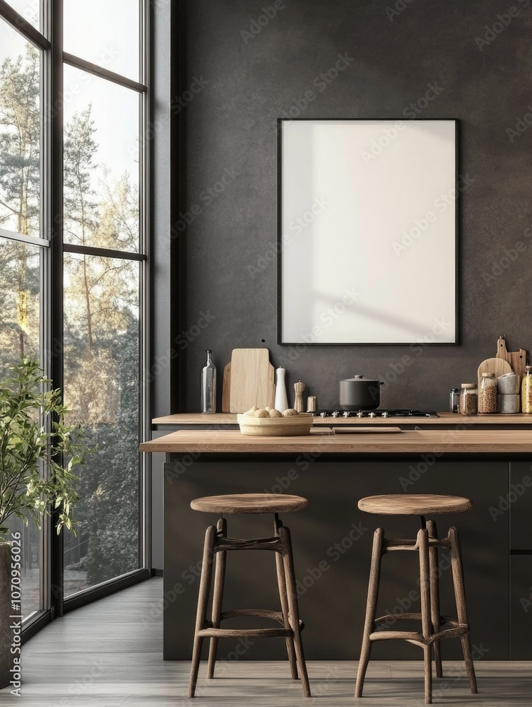 Modern Kitchen with Stainless Steel Appliances Modern Kitchen with Stainless Steel Appliances