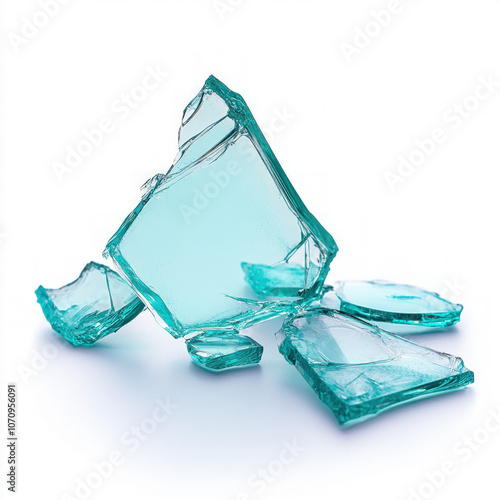 Broken Glass Isolated