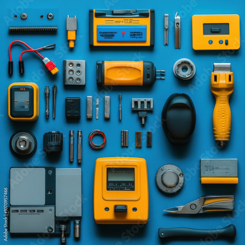 Electrician Tools Isolated