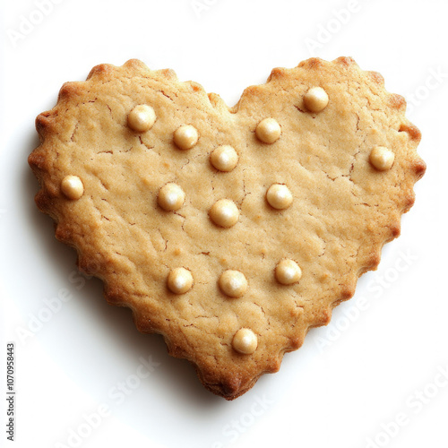 Heart Cookie Isolated