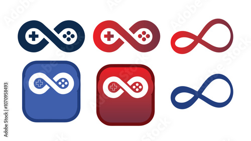 Infinity vector Icon Design  – Ideal for Apps, Consoles, and Game