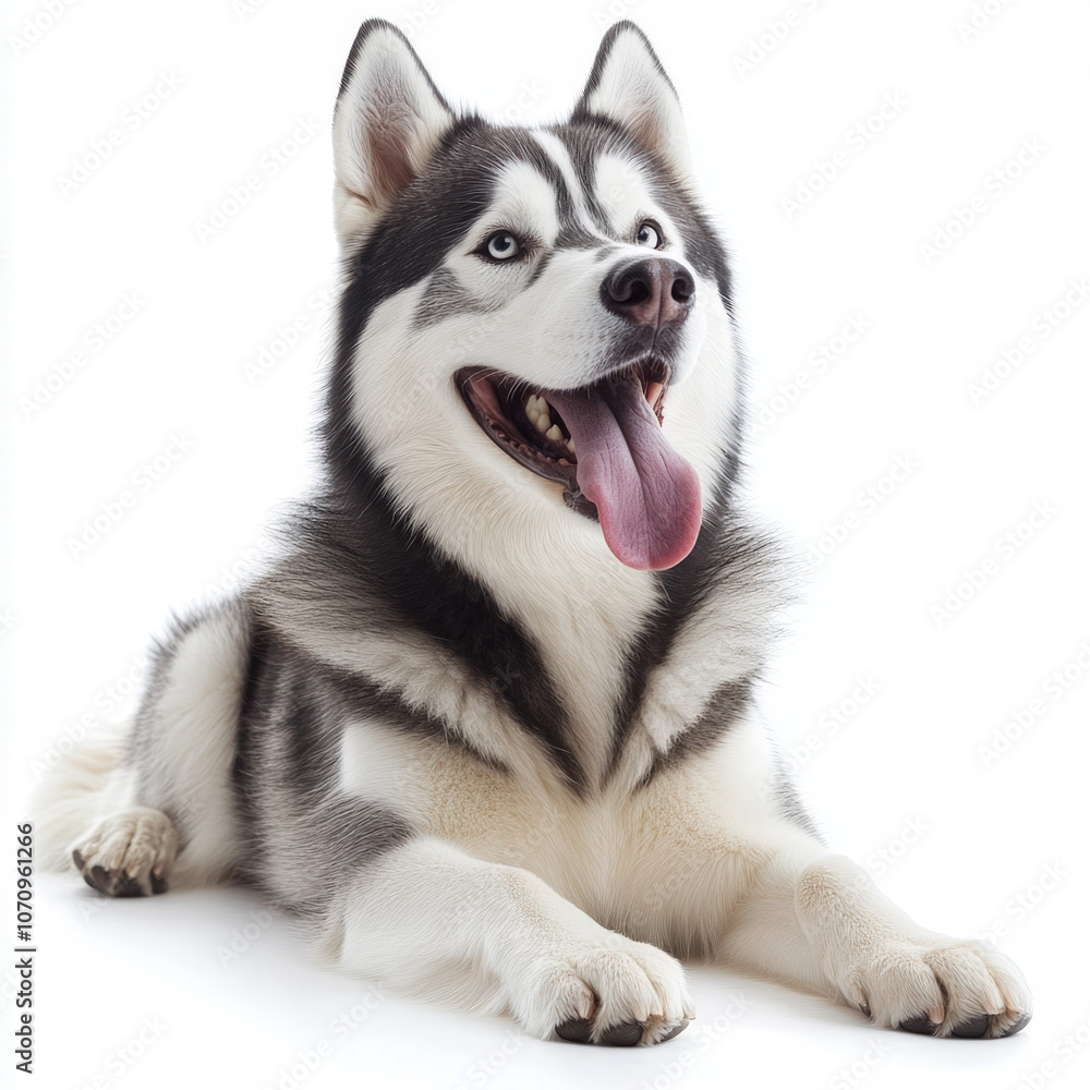 Siberian Husky Isolated Siberian Husky Isolated