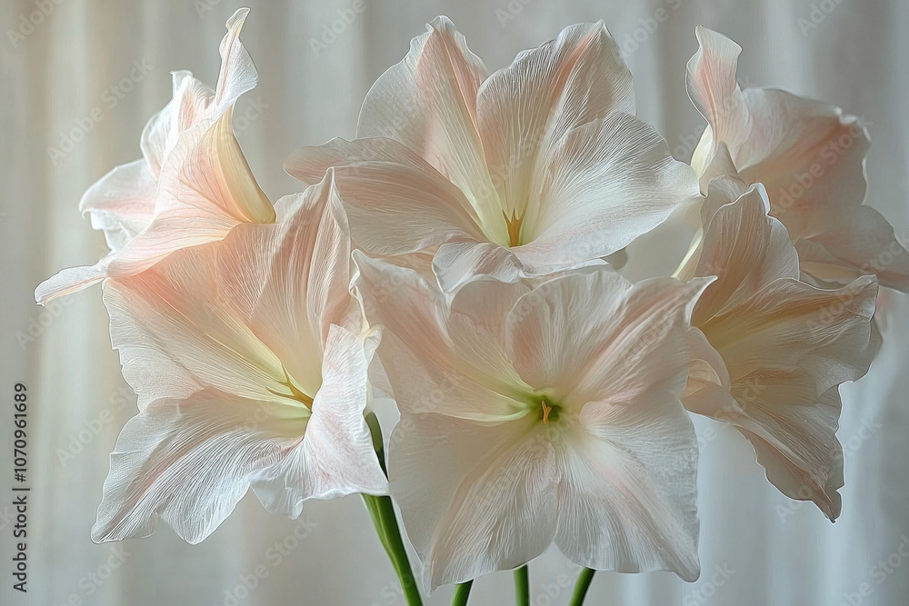 Obraz premium Subtle On White Background