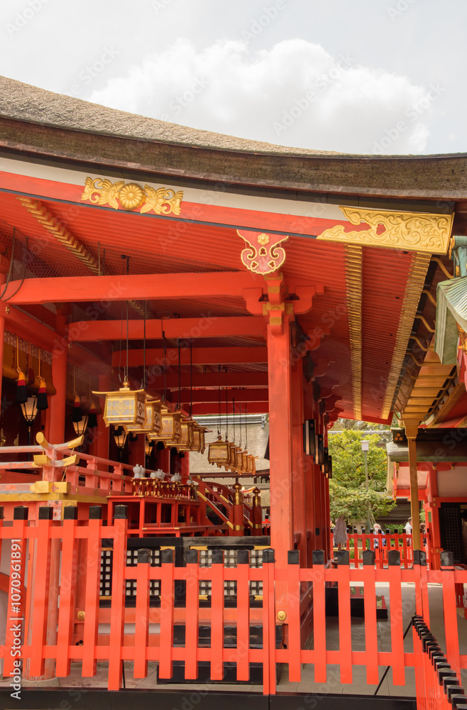 Fushimi Inari Taisha - Kyoto’s Iconic Shrine of Thousand Torii Gates. Taken in Japan, Kyoto, 04.2024. Fushimi Inari Taisha - Kyoto’s Iconic Shrine of Thousand Torii Gates. Taken in Japan, Kyoto, 04.2024.