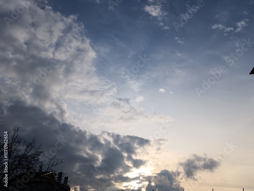 clouds in the sky, landscape 