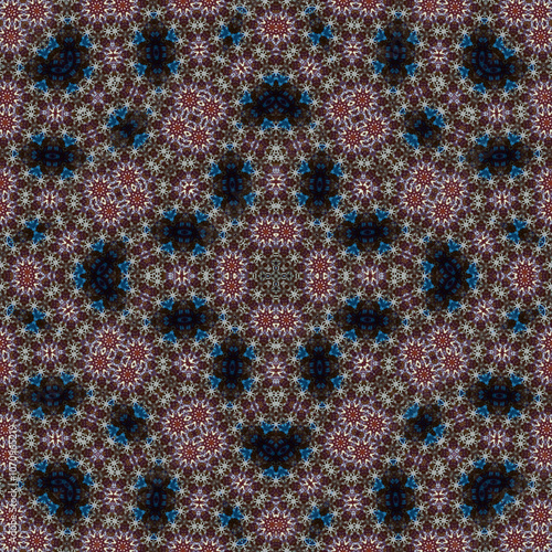 Seamless square pattern. Symmetric pattern texture