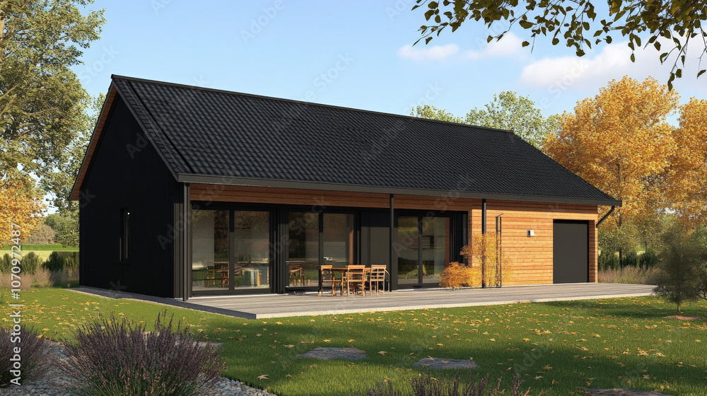 Modern house design, barn style Modern house design, barn style