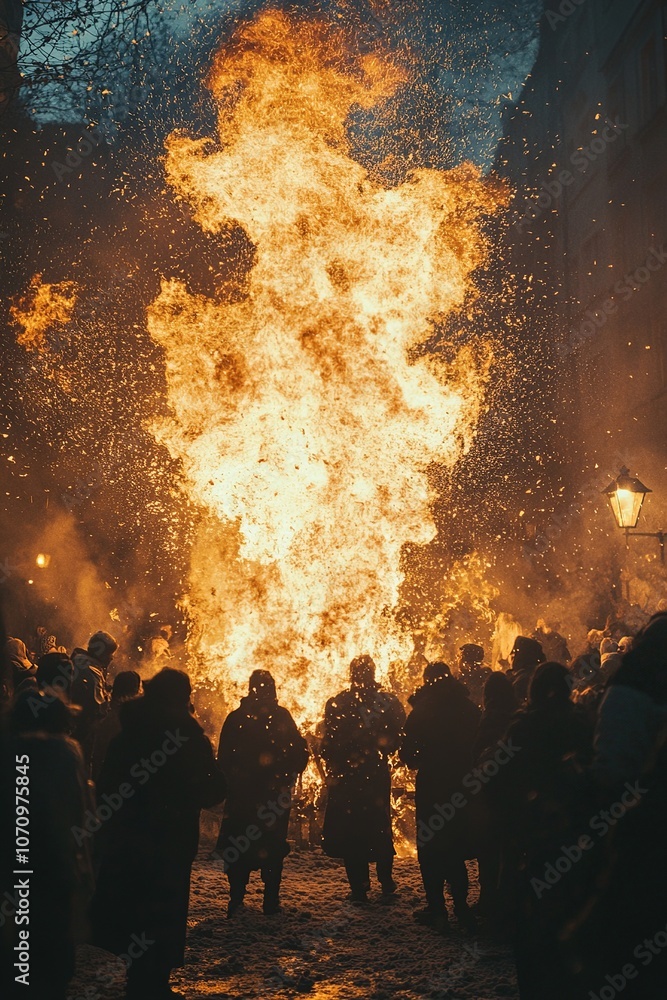 An intense flame leaping dramatically, showcasing its vibrant colors and energy, creating a striking visual against a dark backdrop, symbolizing power and passion.
An intense flame leaping dramatically, showcasing its vibrant colors and energy, creating a striking visual against a dark backdrop, symbolizing power and passion.