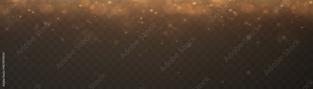 Abstract falling light effects. Magic shimmering dust and glare. Festive background. Golden Rain. Abstract falling light effects. Magic shimmering dust and glare. Festive background. Golden Rain.