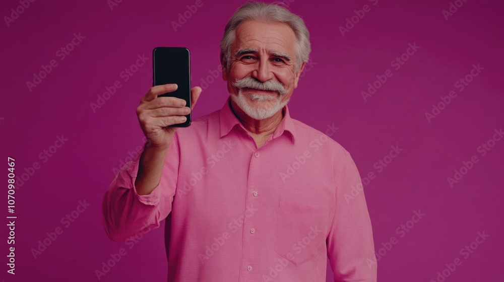 A person holds their phone up to their face, likely taking a selfie or video A person holds their phone up to their face, likely taking a selfie or video