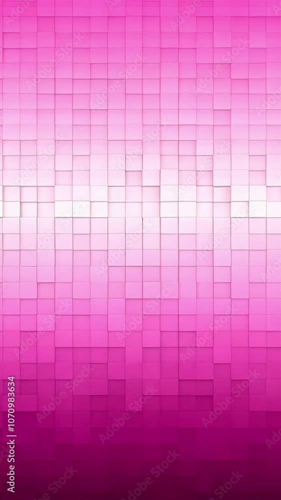 A Vibrant Wall of Pink Tiles Creates a Stunning Visual Effect in a Modern Interior Design Setup A Vibrant Wall of Pink Tiles Creates a Stunning Visual Effect in a Modern Interior Design Setup
