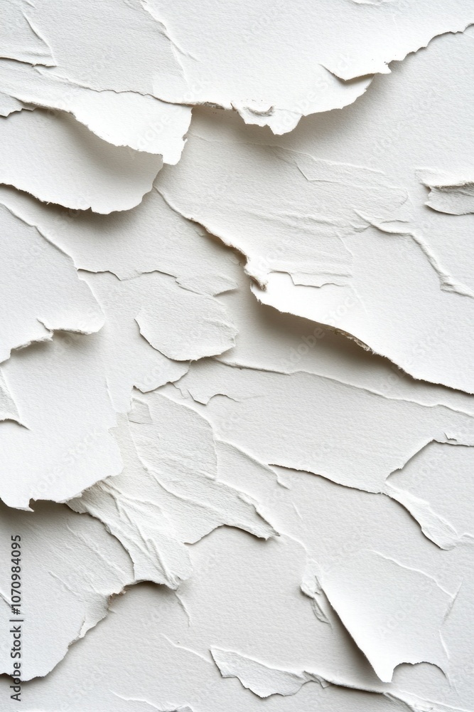 Close-up shot of white paint on a wall, perfect for background or decoration Close-up shot of white paint on a wall, perfect for background or decoration