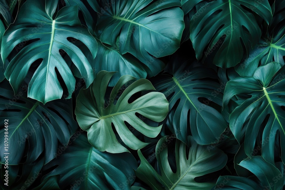 A close-up shot of a cluster of green leaves, great for representing nature or outdoors A close-up shot of a cluster of green leaves, great for representing nature or outdoors