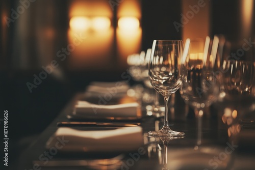 VIP private dining room. Luxury restaurant.