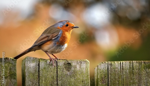 robin bird animal, AI generated photo