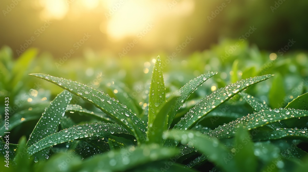 close-up shot of fresh leaves with drops, close-up shot of fresh leaves with drops,