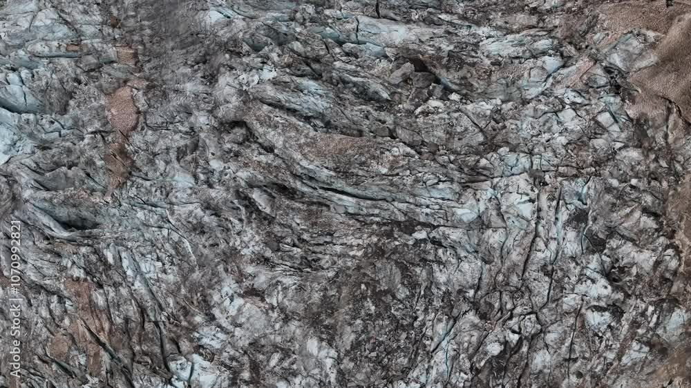 Aerial video above the icy Monte Rosa east face Italy Aerial video above the icy Monte Rosa east face Italy
