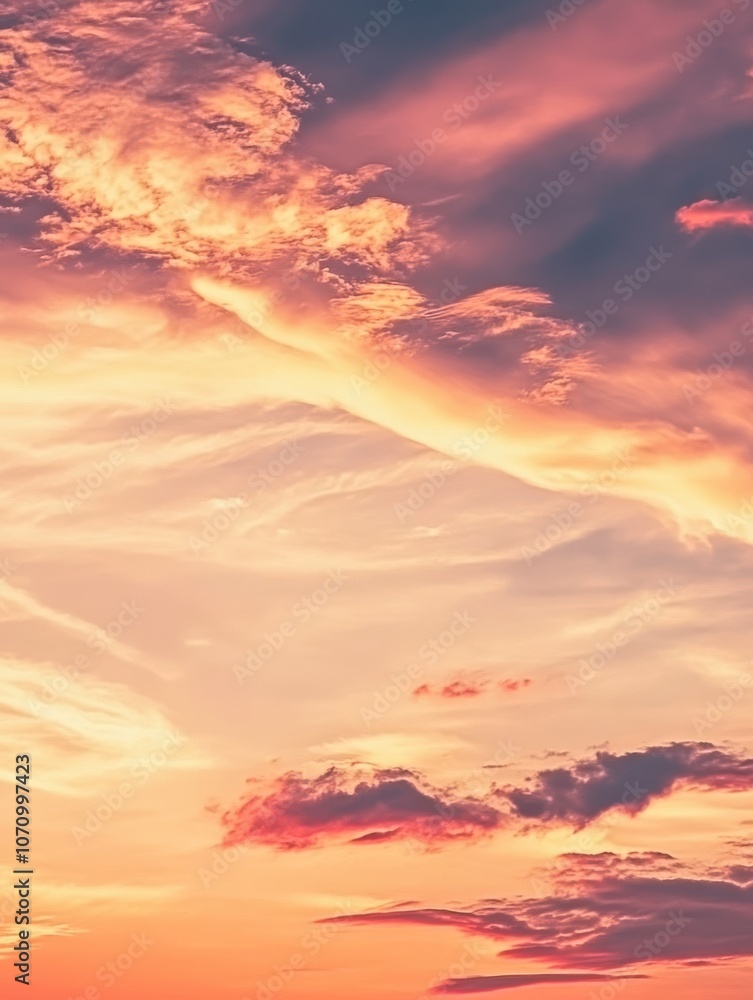 Fototapeta premium Stunning Sunset Sky