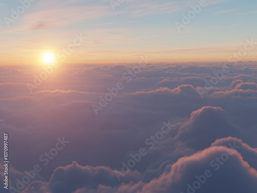 Sunrise Above the Clouds