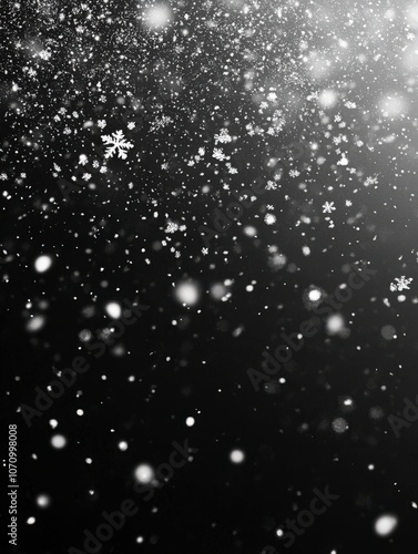 Winter Snowflakes Falling