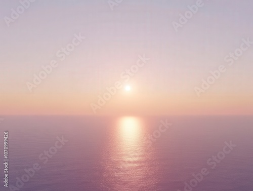 Hyper realistic image of Colorful sunset over ocean in summer, ultra detailed