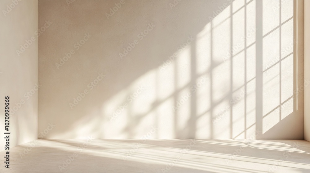 Sunlight Streaming Through a Window Onto a Room Corner Sunlight Streaming Through a Window Onto a Room Corner