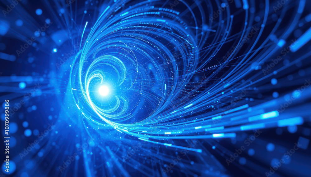 mesmerizing blue vortex of swirling light and energy creates dynamic and futuristic scene, evoking sense of motion and mystery mesmerizing blue vortex of swirling light and energy creates dynamic and futuristic scene, evoking sense of motion and mystery