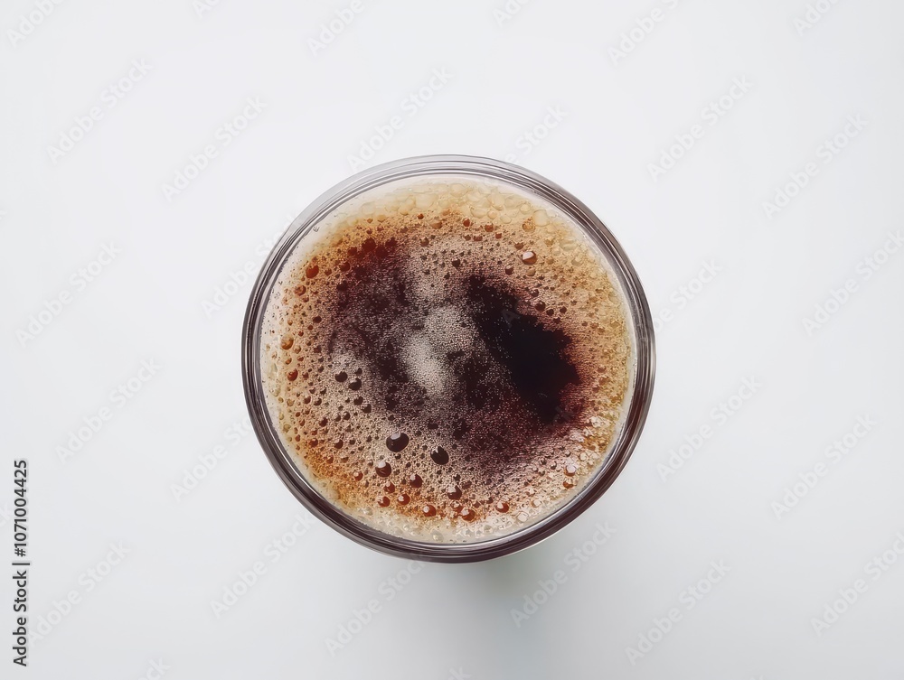 Aromatic Coffee in a Glass Cup Aromatic Coffee in a Glass Cup