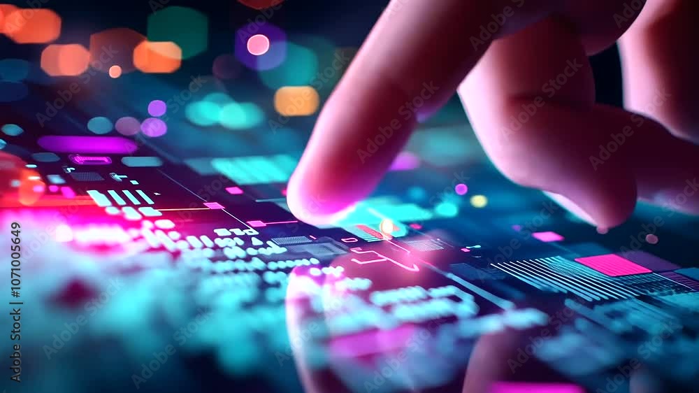 Hand Navigating Holographic Interface in Automation Technology Hand Navigating Holographic Interface in Automation Technology