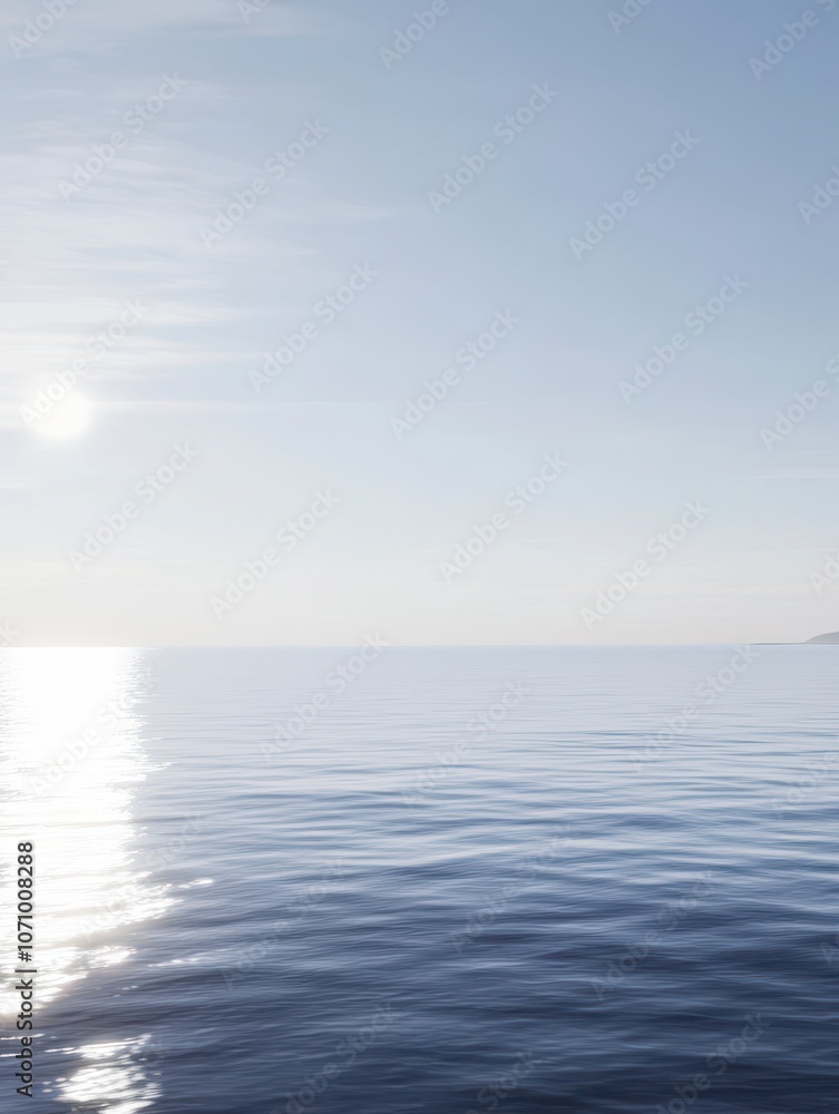 Obraz premium Serene Ocean Sunrise