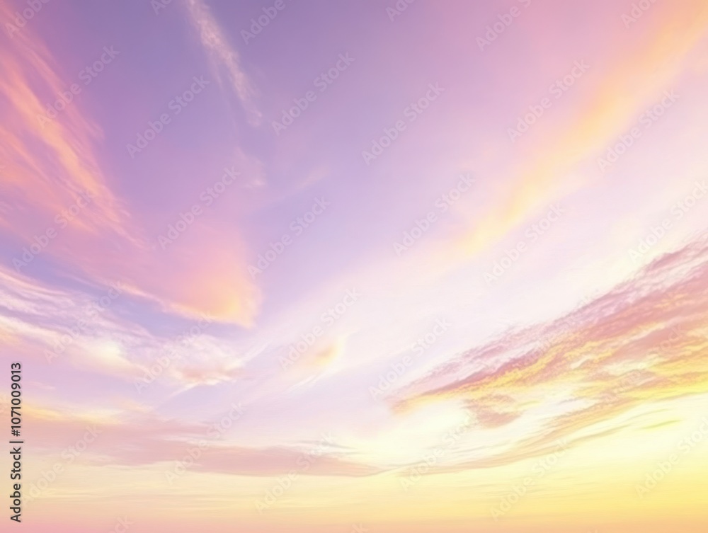 Pastel Sunset Sky Pastel Sunset Sky
