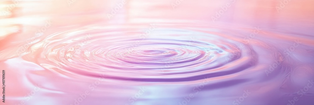 Pastel circular waves expanding rhythmically in soothing colors Pastel circular waves expanding rhythmically in soothing colors