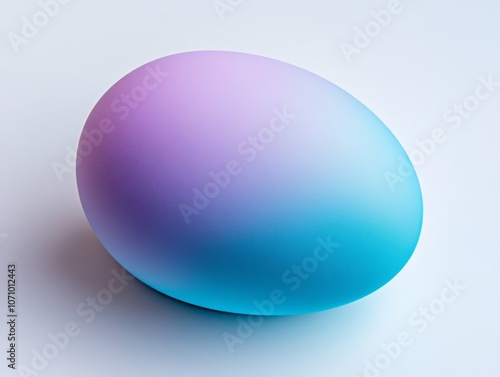 Gradient Egg - Abstract Geometric Art