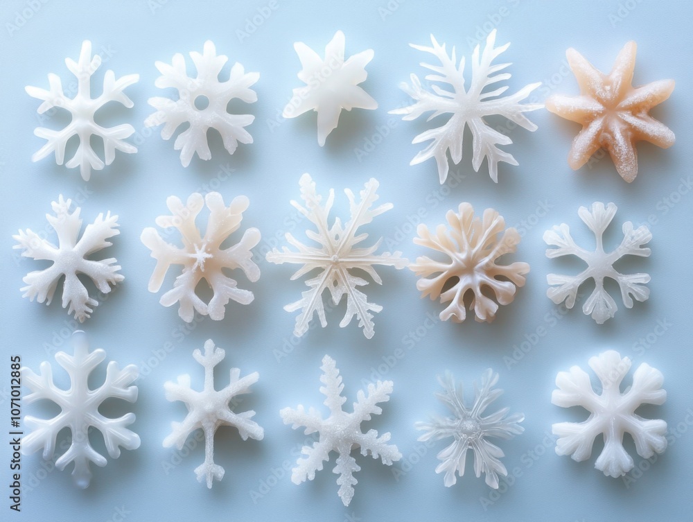 3D Printed Snowflakes: Winter Wonderland 3D Printed Snowflakes: Winter Wonderland
