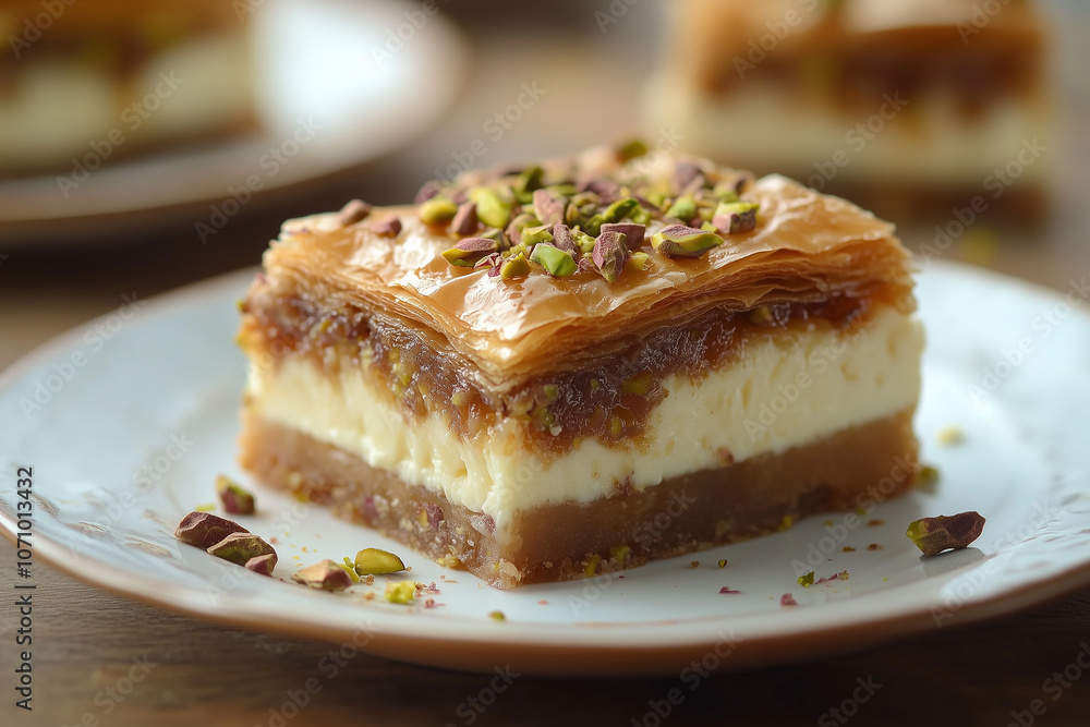 rose and pistachio baklava cheesecake
rose and pistachio baklava cheesecake