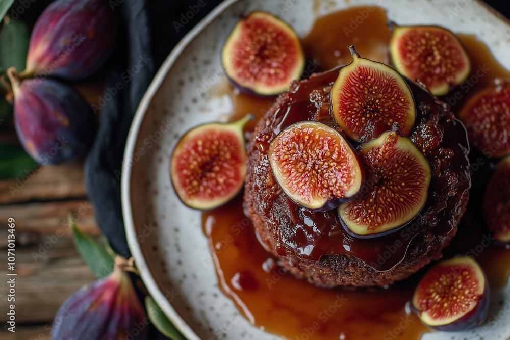 cardamom sticky toffee pudding with caramelized figs
cardamom sticky toffee pudding with caramelized figs