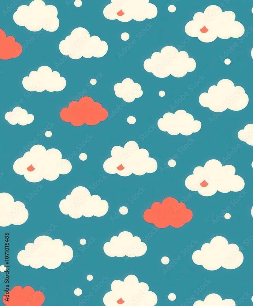 Whimsical Cloud Pattern Whimsical Cloud Pattern