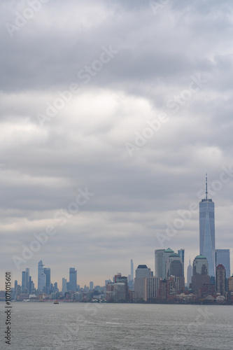 Panorama skyline of New York from the Hudson