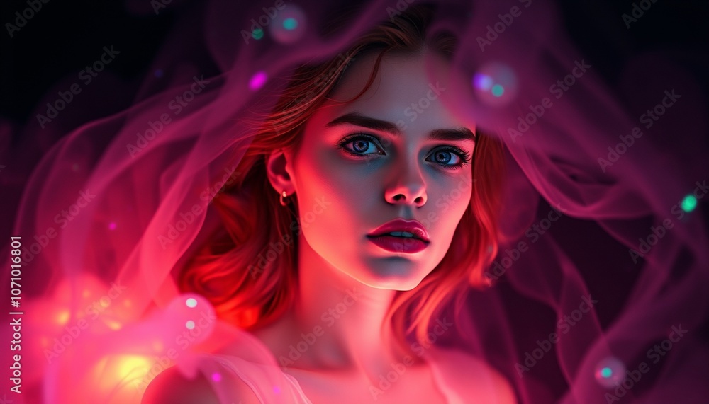 portrait of a woman with red hair portrait of a woman with red hair