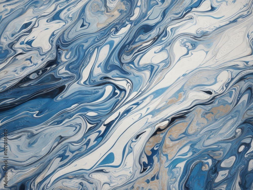 Stunning Blue and White Abstract Art Stunning Blue and White Abstract Art