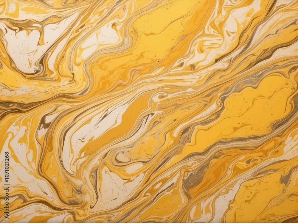 Golden Abstract Fluid Art Golden Abstract Fluid Art