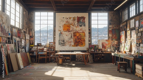 Wallpaper Mural Art co-working space  Torontodigital.ca