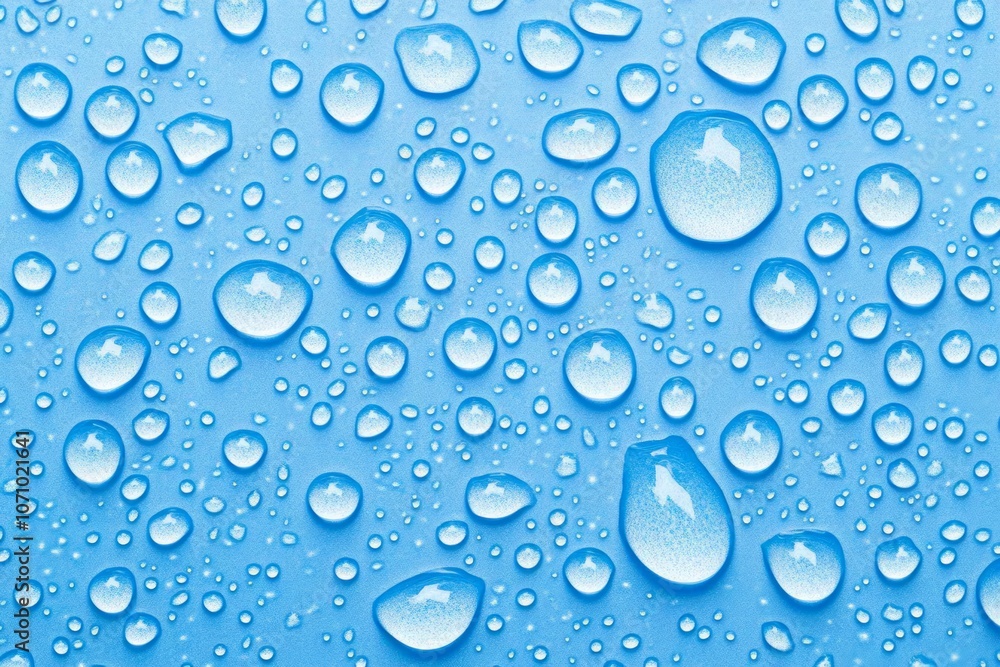 water droplets on a smooth surface water droplets on a smooth surface