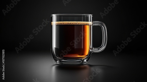 Elegant Glass Coffee Mug