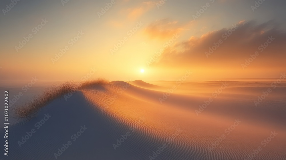Sunset over Sand Dunes Sunset over Sand Dunes